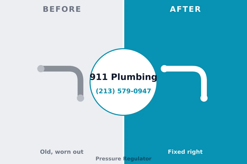 Before and after: plumbing repair Stevenson, WA